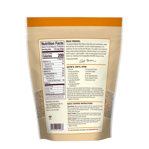 Bobs Red Mill, Barley Pearl, 30 Oz(Case Of 4)