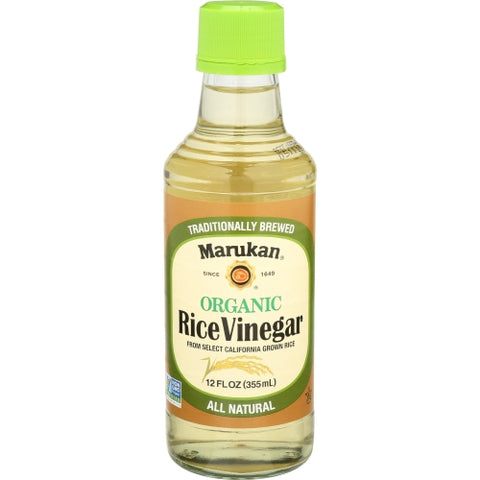 Marukan, Vinegar Rice Org, 12 Oz(Case Of 6)