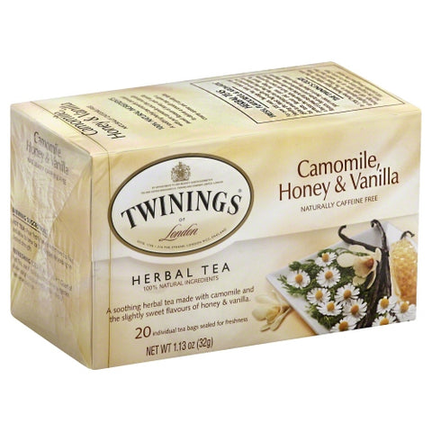 Twinings Tea, Tea Hrbl Cammle Hny Vnla, 20 Bags(Case Of 6)