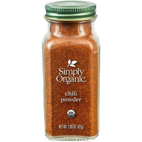 Simply Organic, Organic Chili Powder, 2.89 Oz(Case Of 6)