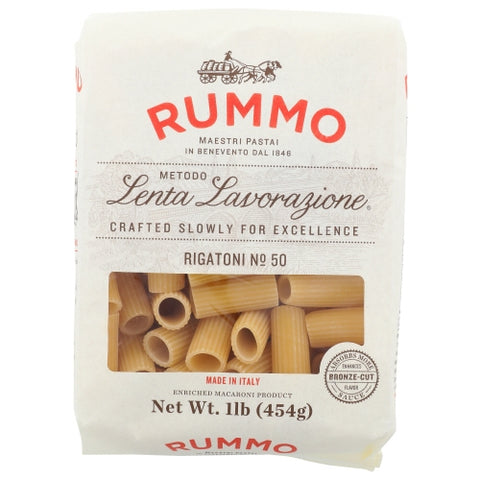 Rummo, Pasta Rigatoni, 16 Oz(Case Of 12)