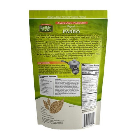 Natures Earthly Choice, Pearled Farro  Italian, 14 Oz(Case Of 6)