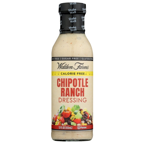 Walden Farms, Chipotle Ranch Dressing Calorie Free, 12 Oz(Case Of 6)