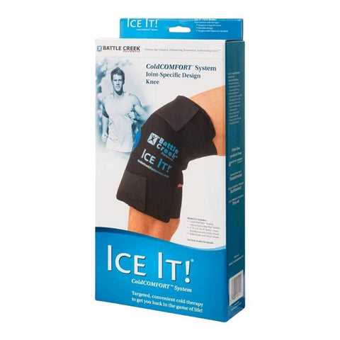Battle Creek, Cold Therapy System Knee Standard Stay-Put Fabric Reusable, Count of 1
