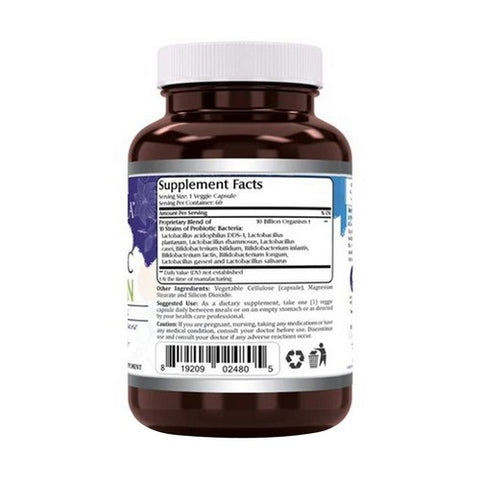 Amazing Nutrition, Amazing Flora Probiotic 10 Strains 10 Billion, 60 Veg Caps