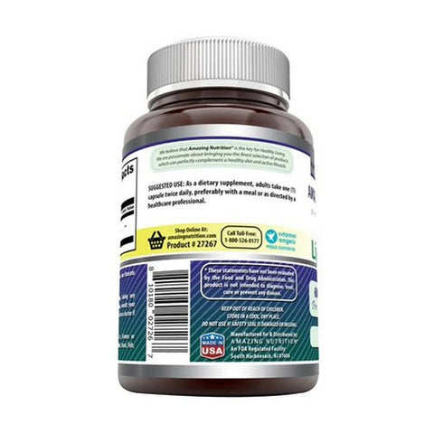 Amazing Nutrition, Amazing Formulas Alpha Lipoic Acid, 600 mg, 60 Caps