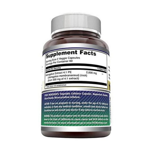 Amazing Nutrition, Amazing Formulas Astragalus, 1000 mg, 120 Caps