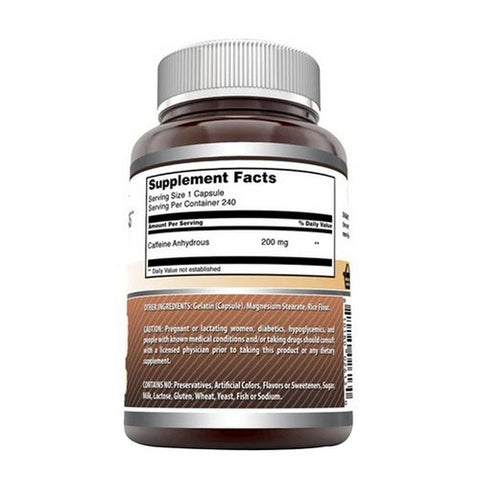 Amazing Nutrition, Amazing Formulas Caffeine, 200 mg, 240 Caps