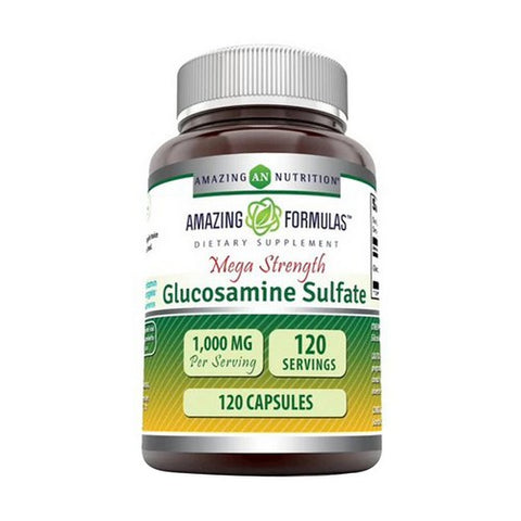 Amazing Nutrition, Amazing Formulas Glucosamine Sulfate Mega Strength, 1000 mg, 120 Caps