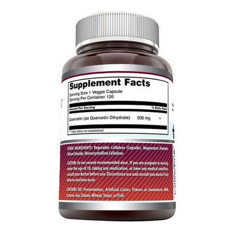 Amazing Nutrition, Amazing Formulas Quercetin, 500 mg, 120 Veg Caps