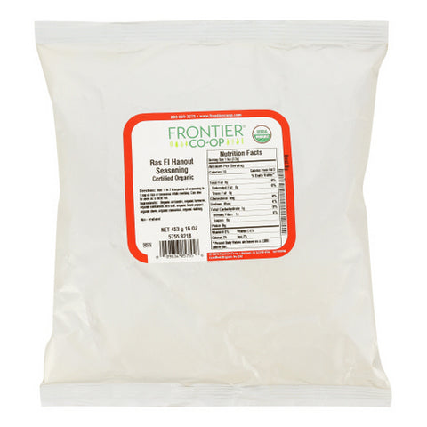 Frontier Coop, Organic Ras El Hanout Seasoning, 16 Oz