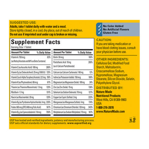 Nature Made, Multivitamins for Men, 90 Tabs