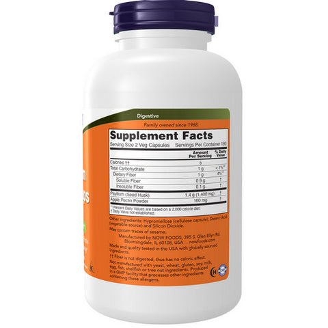 Now Foods, Psyllium Husk, 700 mg, 360 Veg Caps