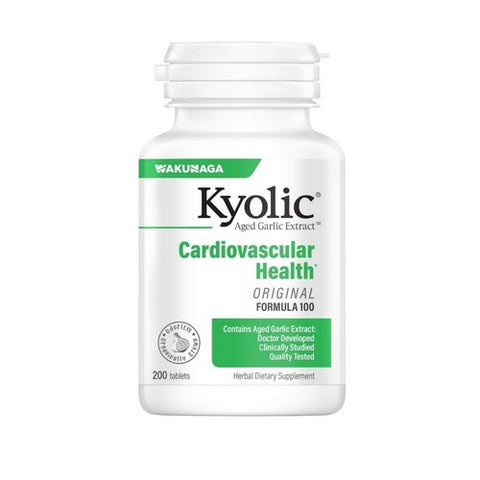 Kyolic, Aged Garlic Extract Cardiovascular Health Original Formula 100, 200 Caps