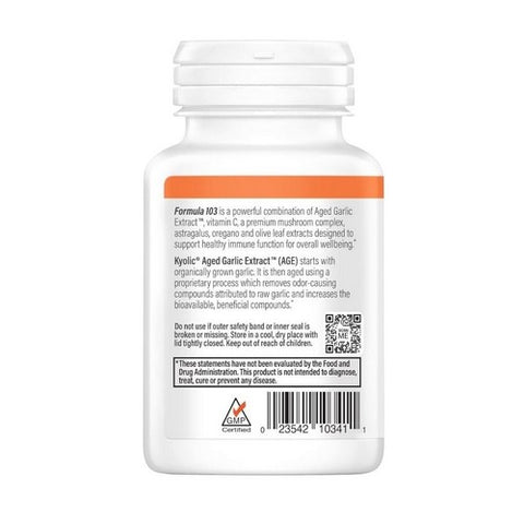 Kyolic, Aged Garlic Extract Immune Formula 103, 100 Caps