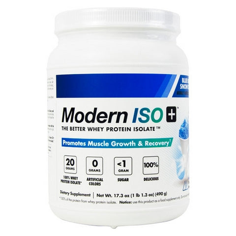 Modern Sports Nutrition, Modern Iso Plus Blue Razz, 20 Count