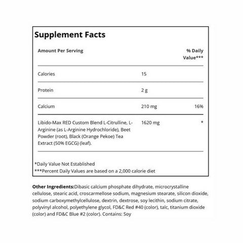 Applied Nutrition, Libido Max Red Skinny, 30 Tabs