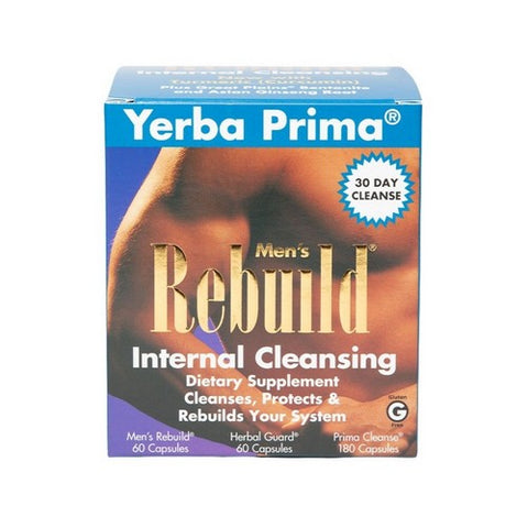 Yerba Prima, Men'S Rebuild Internal Cleansing, 1 Kit