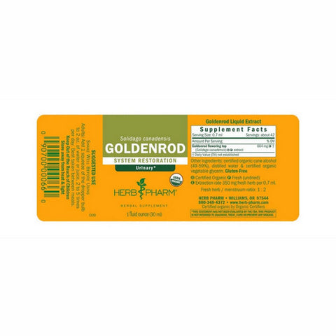 Herb Pharm, Goldenrod Extract, 1 Oz