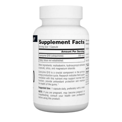 Source Naturals, Coenzyme Q10, 200 MG, 60 VCaps