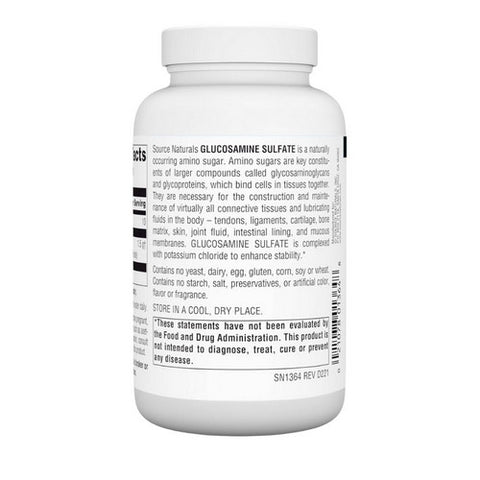 Source Naturals, Glucosamine Sulfate, Powder 8 Oz