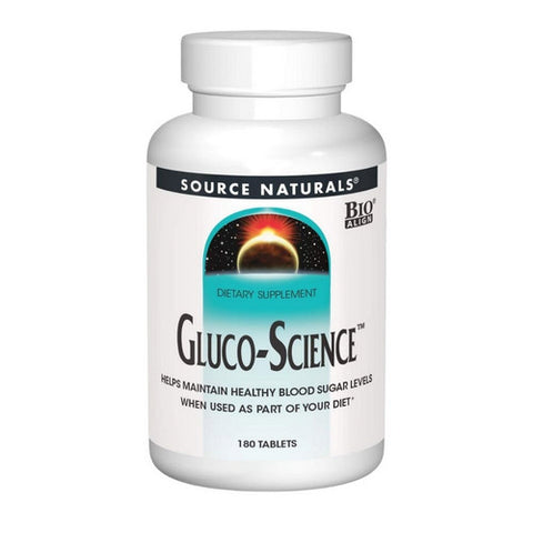 Source Naturals, Gluco-Science, 180 Tabs