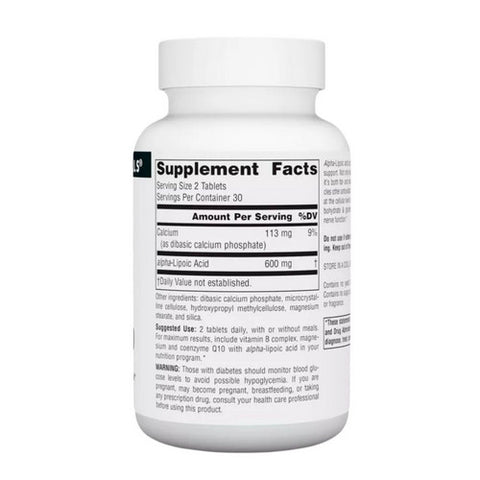 Source Naturals, Alpha Lipoic Acid, 300 MG, Timed Release 60 Tabs