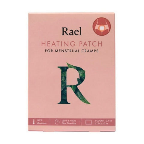 Rael, Heating Patch for Menstrual Cramps, 3 Patches