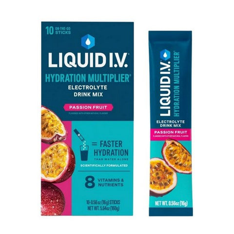 Liquid I.V, Hydration Multiplier Electrolyte Drink Mix Passion Fruit, 5.65 Oz