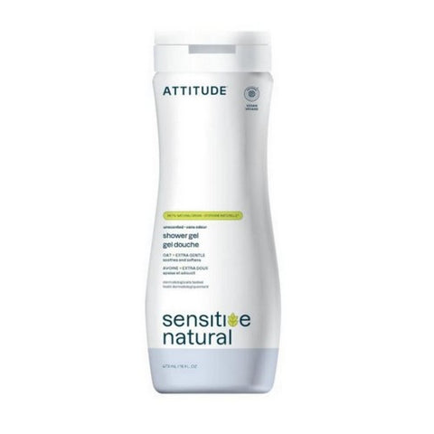 Attitude, Body Wash Fragrance-Free, 16 Oz