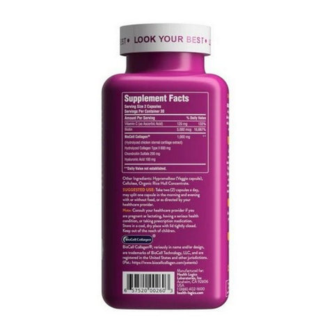 Health Logics, Hair Skin Nails, 60 Caps