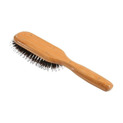 Bass Brushes, Professional Style Hair Brush With Wild Boar Bristles, White Nylon 1 Count