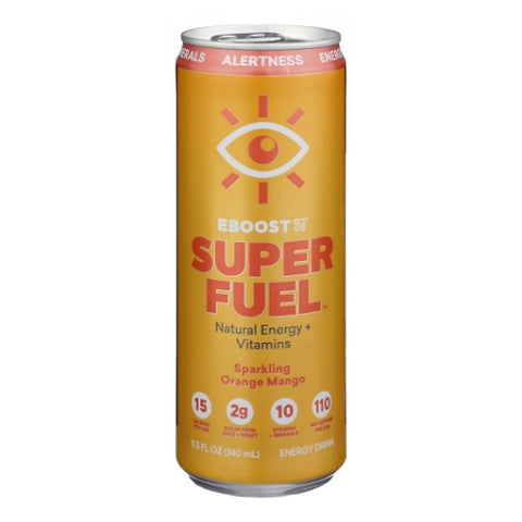 Eboost, Super Fuel Orange Mango, 12 Oz
