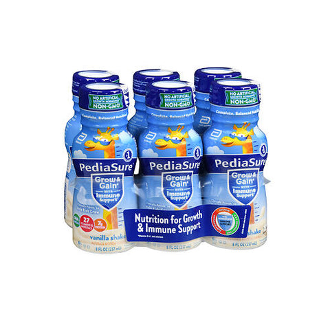 Pediasure, Pediasure Grow & Gain Vanilla Shake, 6 Count