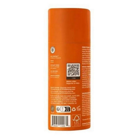 Attitude, Super Leaves Deodorant Orange Leaves, 3 Oz