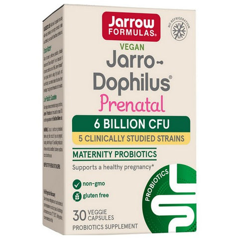 Jarrow Formulas, Jarro-Dophilus Prenatal, 6 Billion CFU, 30 Veg Caps