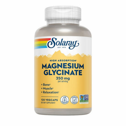 Solaray, Magnesium Glycinate, 350 mg, 120 Count