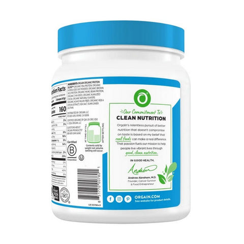 Orgain, Protein Oatmilk Plant Based Chocolate, 16.9 Oz