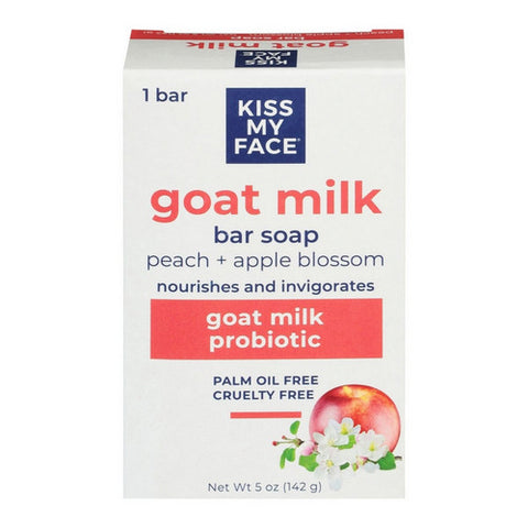 Apple Blossom Peach Soap Bar 5 Oz by Kiss My Face