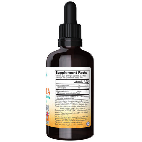 Now Foods, Kids Liquid Echinacea, 2 Oz