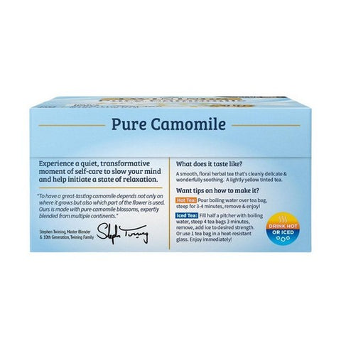 Twinings Tea, Pure Camomile Tea, 50 Bags (Case of 6)