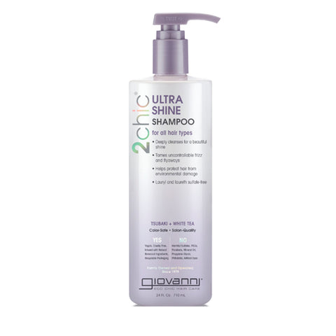 Giovanni Cosmetics, 2Chic Ultra-Shine Shampoo Tsubaki + White Tea, 24 Oz