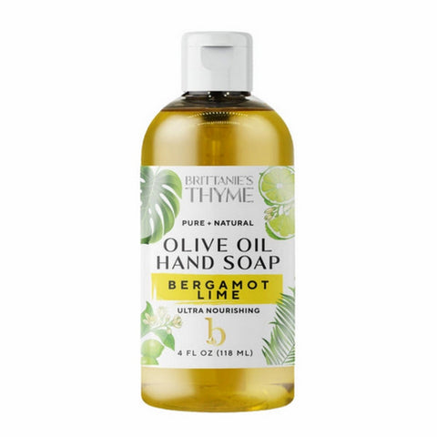 Brittaine's Thyme, Liquid Habd Soap Bergamot Lemon, 4 Oz