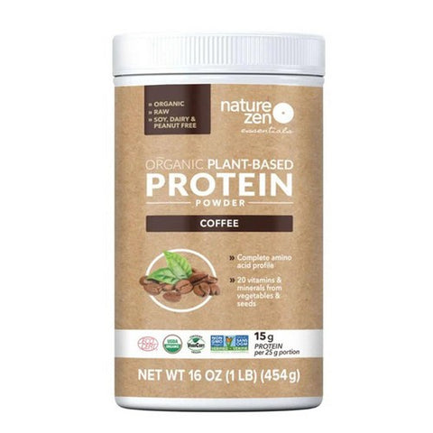 Nature Zen, Organic Plant Protein Coffee, 16 Oz