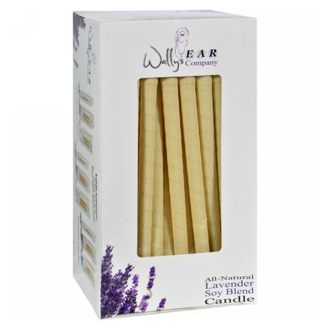 Wallys Natural Products, Soy Blend Ear Candle Lavender, 75 Count