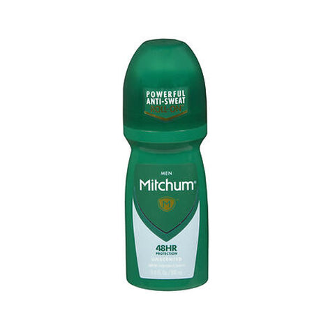 Mitchum, Men Anti-Perspirant & Deodorant Roll-On Unscented, 3.4 Oz