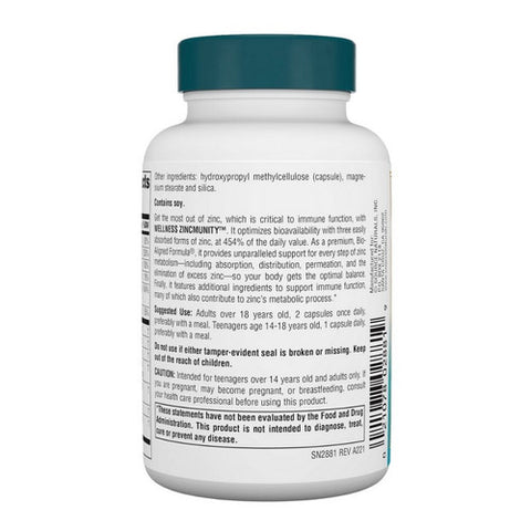 Source Naturals, Wellness ZincMunity, 60 Veg Caps
