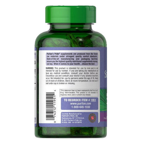 Puritan's Pride, Saw Palmetto Extract, 180 Softgels
