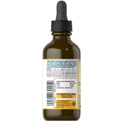 Puritan's Pride, Liquid Vitamin D3 5000 IU, 2 Oz