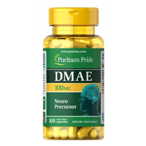 Puritan's Pride, DMAE, 100 mg, 100 Capsules